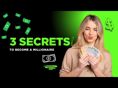 3 Secret Tips to Become a Millionaire! Unlock Financial Freedom! Money Making Lessons! Money Mentor!