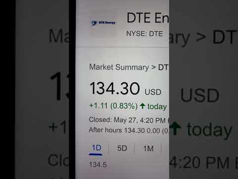 🔴 DTE Energy Co. DTE Stock Trading Facts 🔴