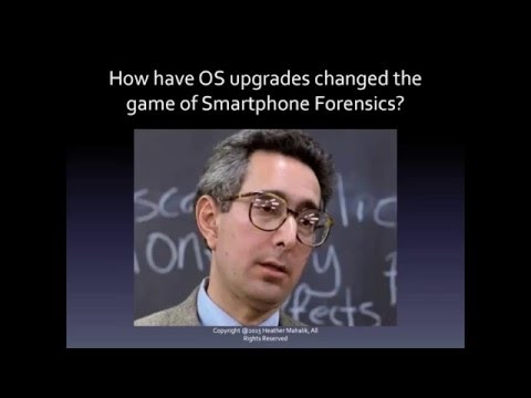 SANS DFIR WEBCAST: Smartphone Forensics Moves Fast. Stay Current or You May Miss Relevant Evidence!