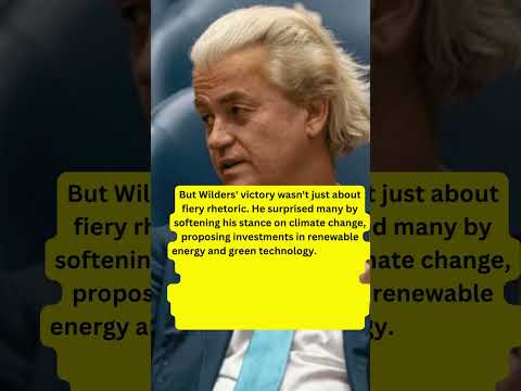 Green Shift and Eurosceptic Shuffle: Wilders Turns the Tables on Climate and EU