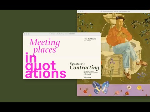 Meeting Places in Quotations