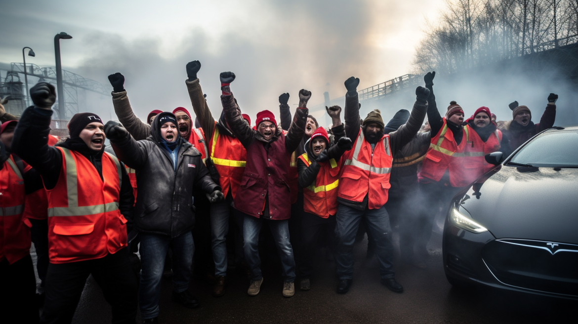 Unidos en la lucha: Dinamarca y Noruega se suman a la huelga de trabajadores de Tesla en Suecia