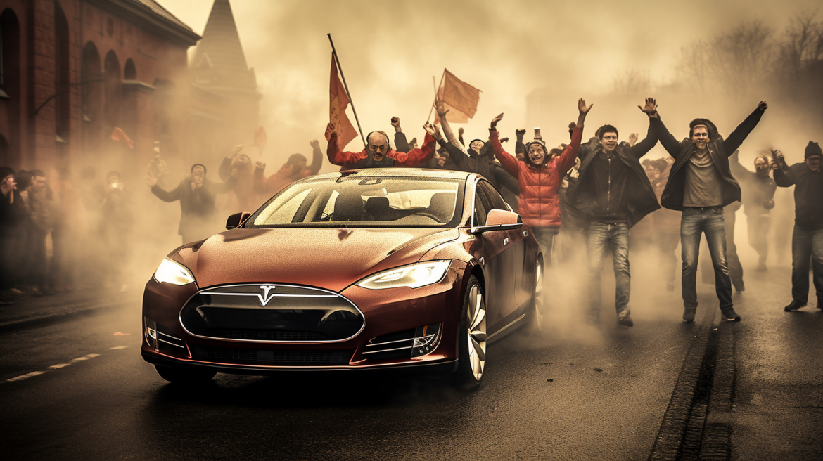 ¿Por qué los alemanes protestan contra Tesla?