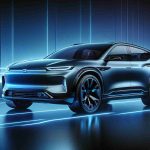 High-definition, realistic image of an electric SUV, renowned for its impressive long-range performance, designed with sleek lines and modern design aesthetics similar to those found in popular high-performance electric vehicles.