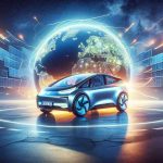 A realistic high-definition image of an electric revolution signified by the launch of a cutting-edge, fully electric car, nicknamed 'Firefly', which is poised to make its debut in the European markets soon. The image should capture the excitement and anticipation surrounding the car's arrival.