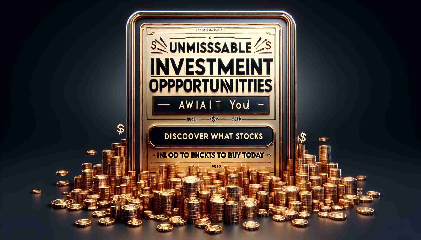 Unmissable Investment Opportunities Await You! Discover What Stocks to Buy Today! 