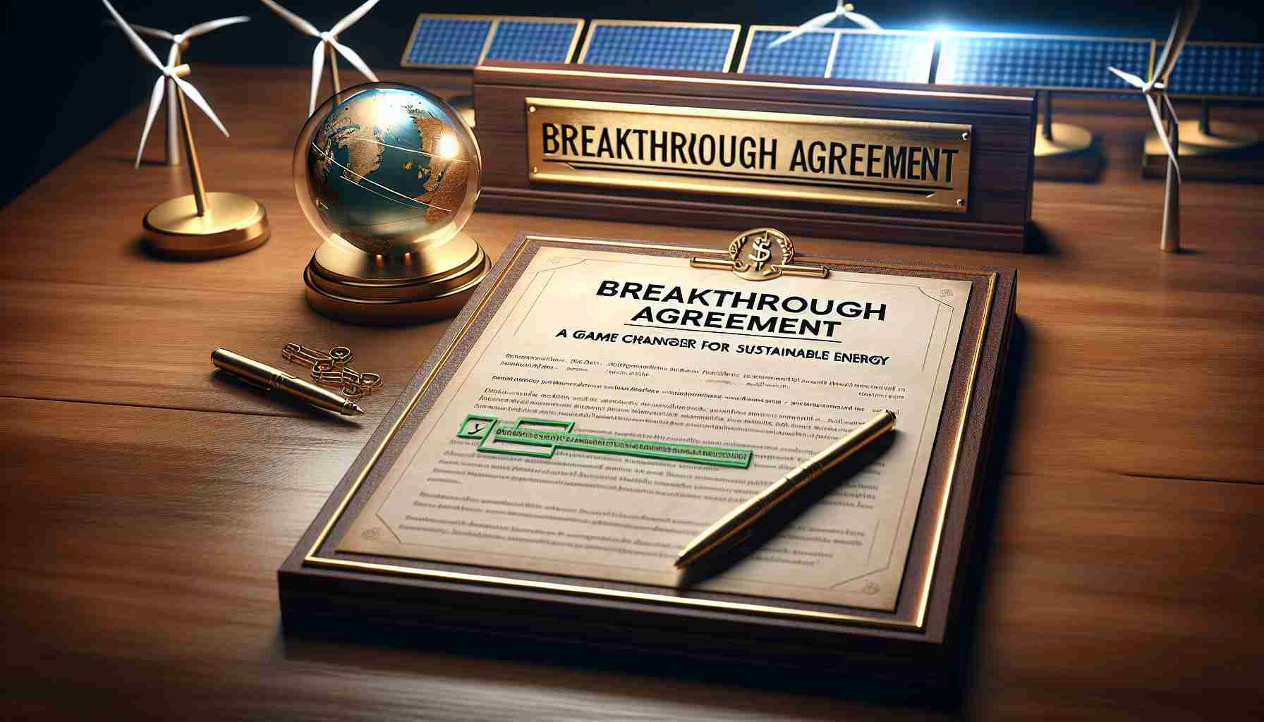 Breakthrough Agreement: A Game Changer for Sustainable Energy! 