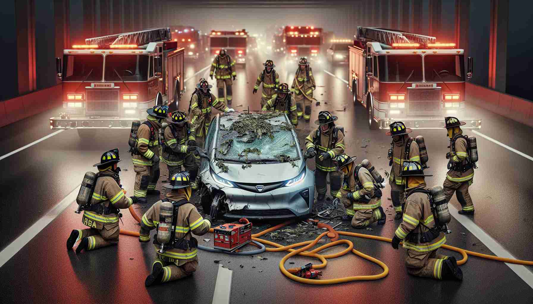 Why Firefighters Are Nervous About Electric Vehicle Accidents 